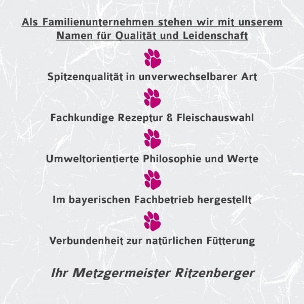 Ritzenberger Wild mit Amaranth & Beeren / Duo Rolls 2x400g Hundewurst